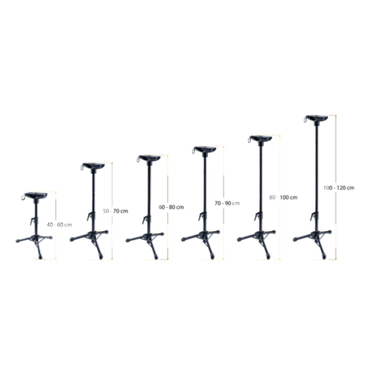 Hercules DS753BB 2-Way Low Brass Stand w/ Carry Bag