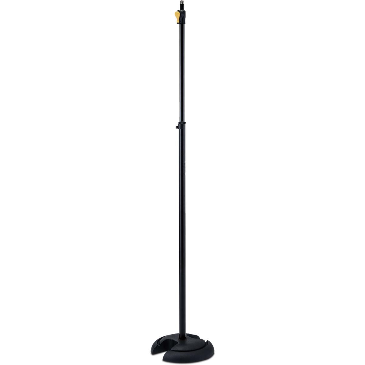 Hercules MS201BPLUS H-Base Microphone Stand w/ EZ Grip Height Adjustment