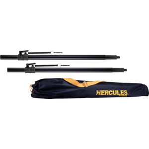 Hercules SS350BB Adjustable Hybrid Adaptor Subwoofer Poles PAIR w/ Bag