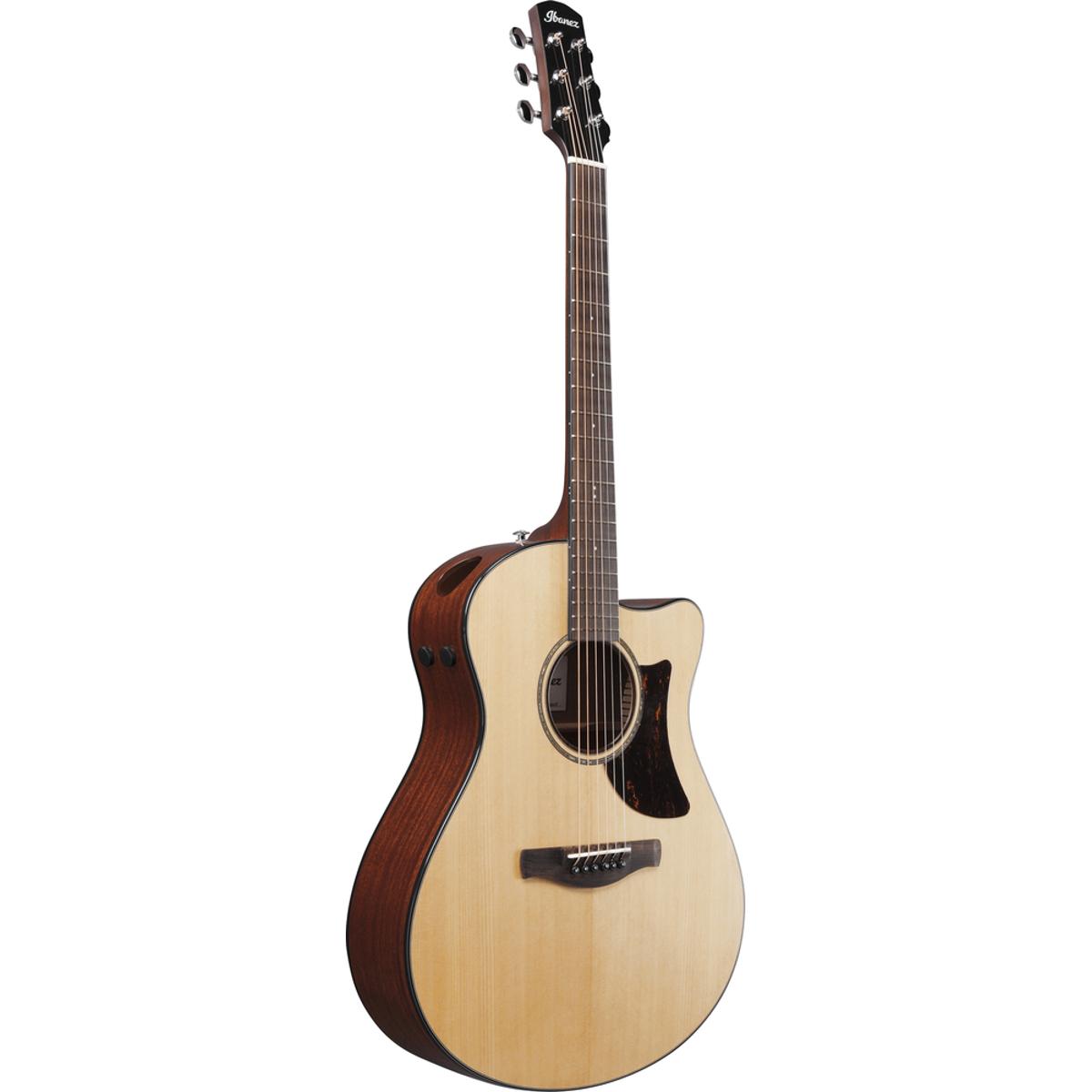 Ibanez AAM300CE Acoustic Guitar Natural High Gloss w/ Pickup & Cutaway