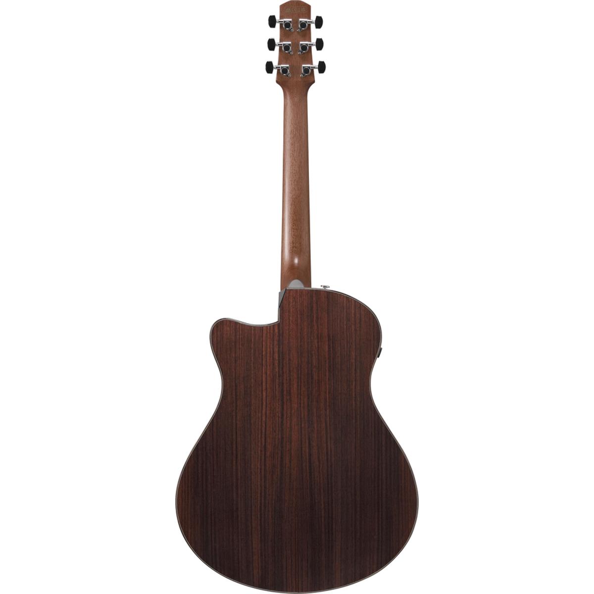 Ibanez AAM380CE Acoustic Guitar Natural High Gloss w/ Pickup & Cutaway