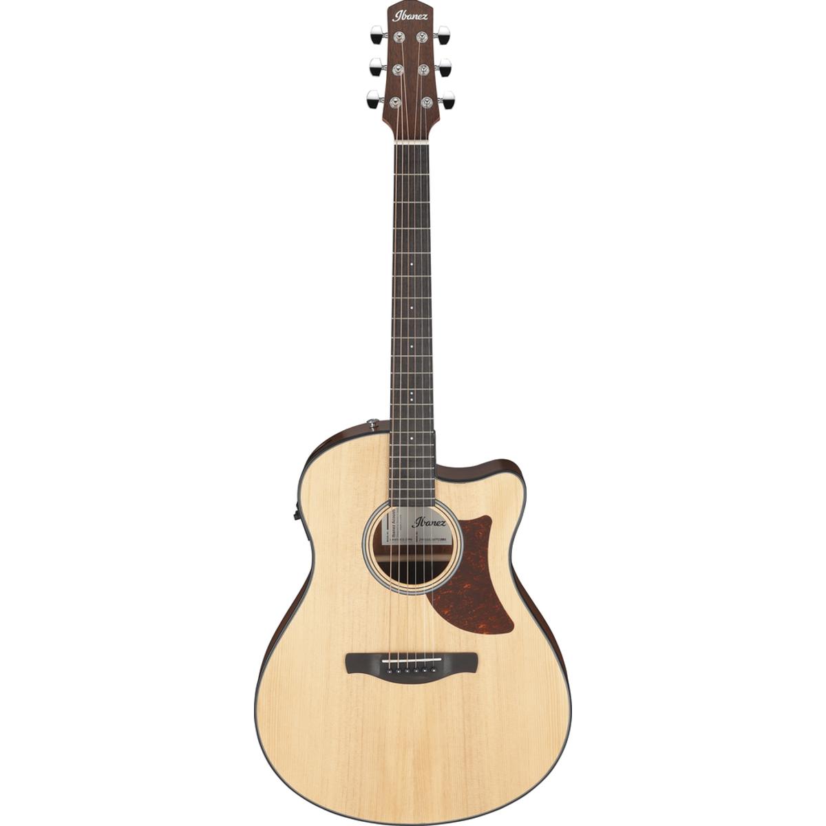 Ibanez AAM50CEOPN Acoustic Guitar Open Pore Natural w/ Pickup & Cutaway