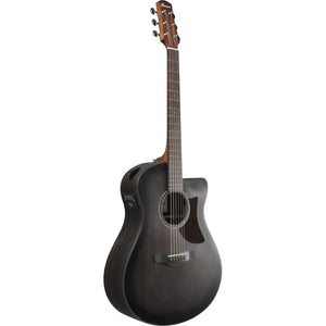 Ibanez AAM70CETBN Acoustic Guitar Transparent Charcoal Burst w/ Pickup & Cutaway