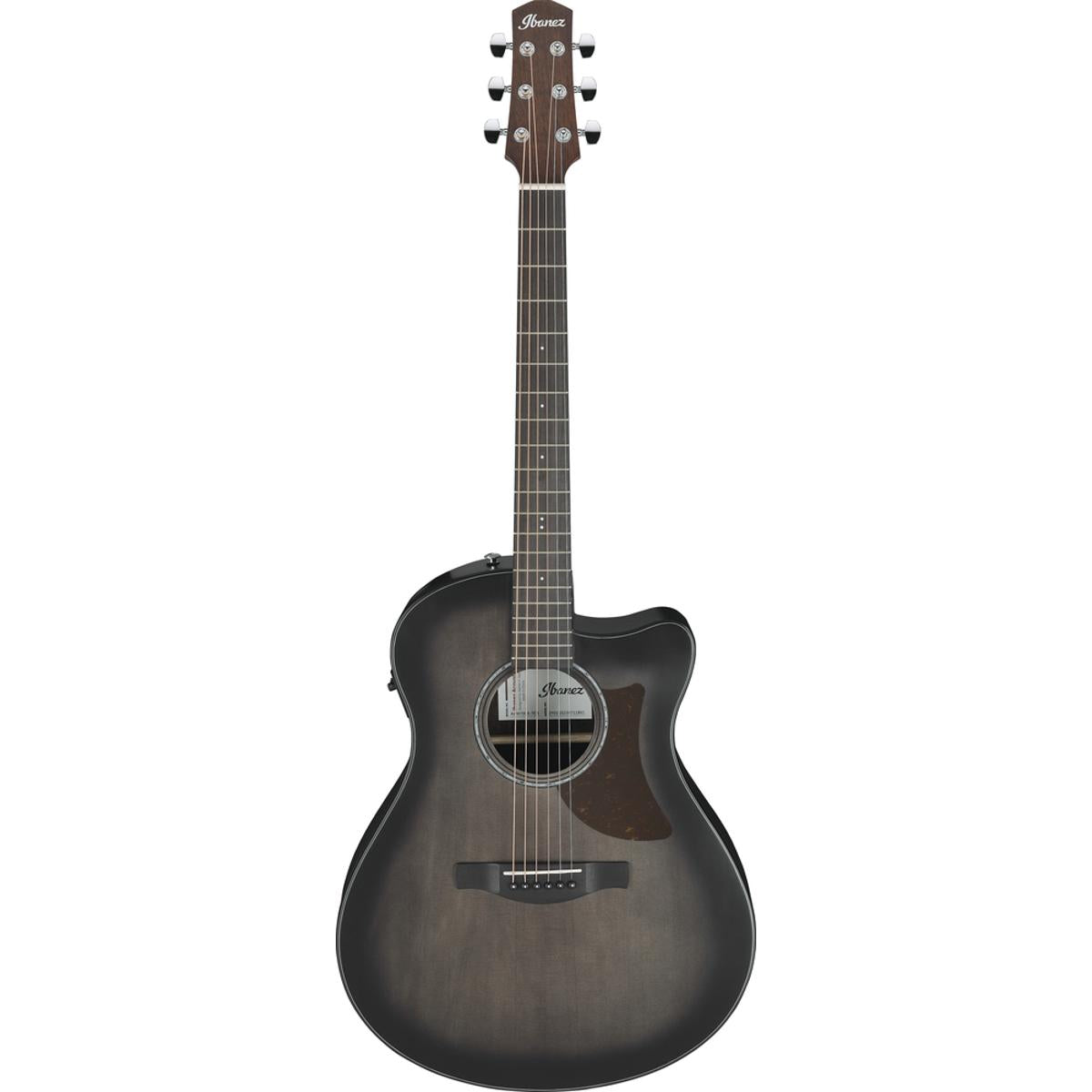 Ibanez AAM70CETBN Acoustic Guitar Transparent Charcoal Burst w/ Pickup &amp; Cutaway