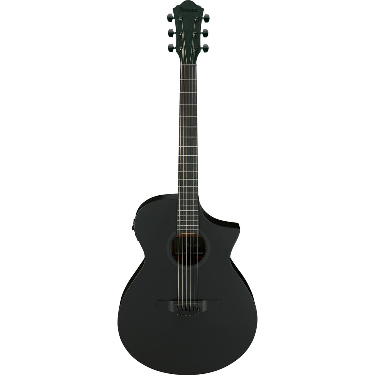 Ibanez AEWC621 Acoustic Guitar Black Out w/ Pickup