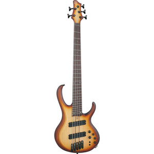 Ibanez BTB705LMNNF Bass Guitar 5-String Natural Browned Burst Flat