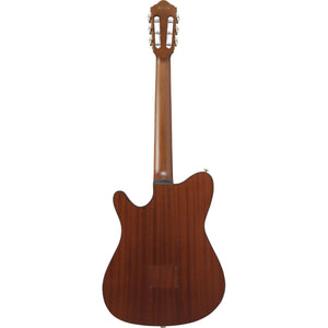 Ibanez FRH10N BSF Nylon String Guitar Brown Sunburst Flat w/ Pickup