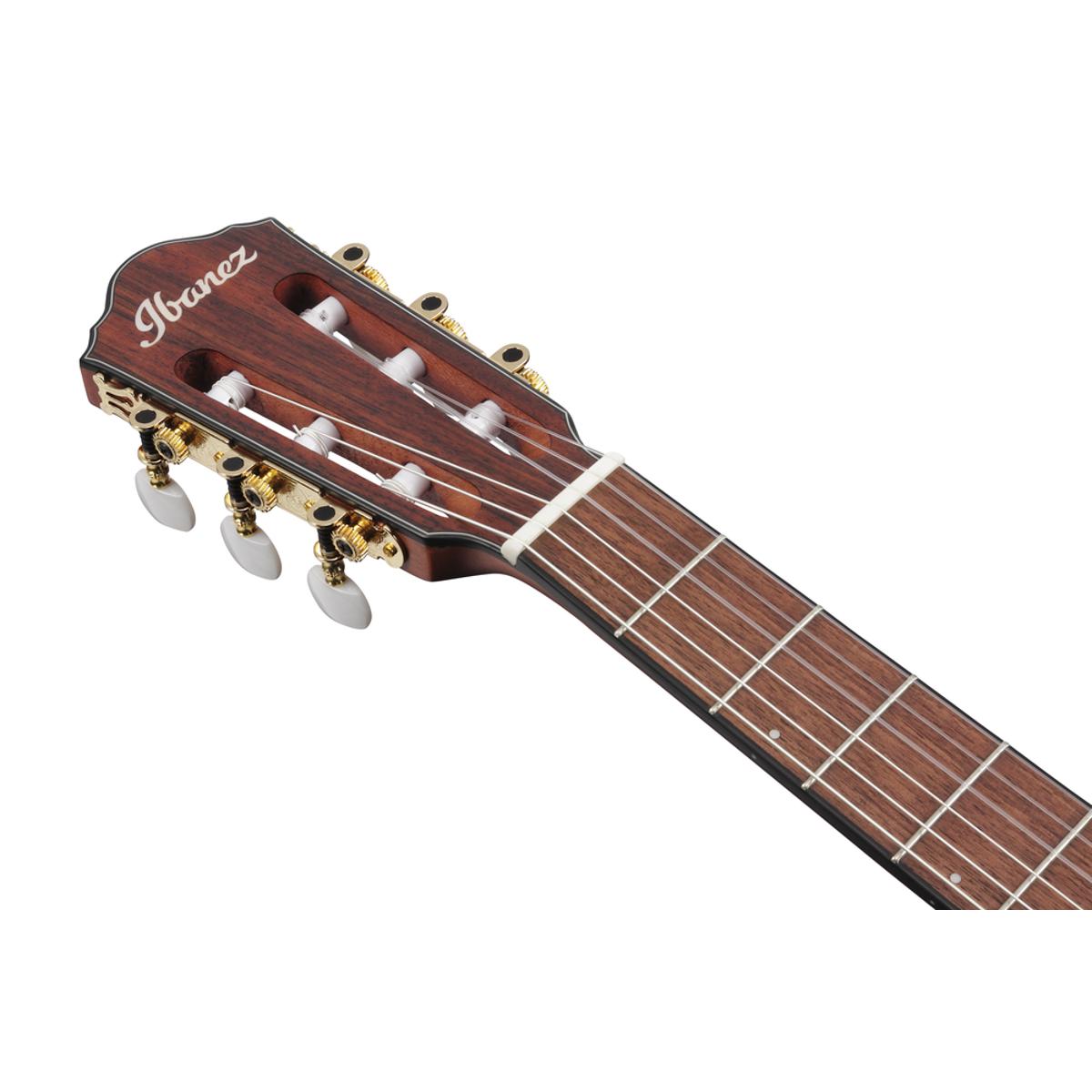 Ibanez FRH10N IBF Nylon String Guitar Indigo Blue Metallic Flat w/ Pickup