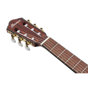 Ibanez FRH10N IBF Nylon String Guitar Indigo Blue Metallic Flat w/ Pickup
