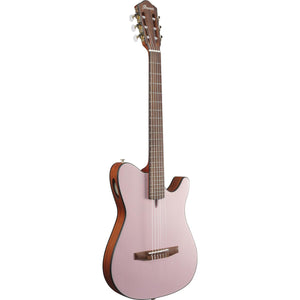 Ibanez FRH10N RGF Nylon String Guitar Rose Gold Metallic Flat w/ Pickup