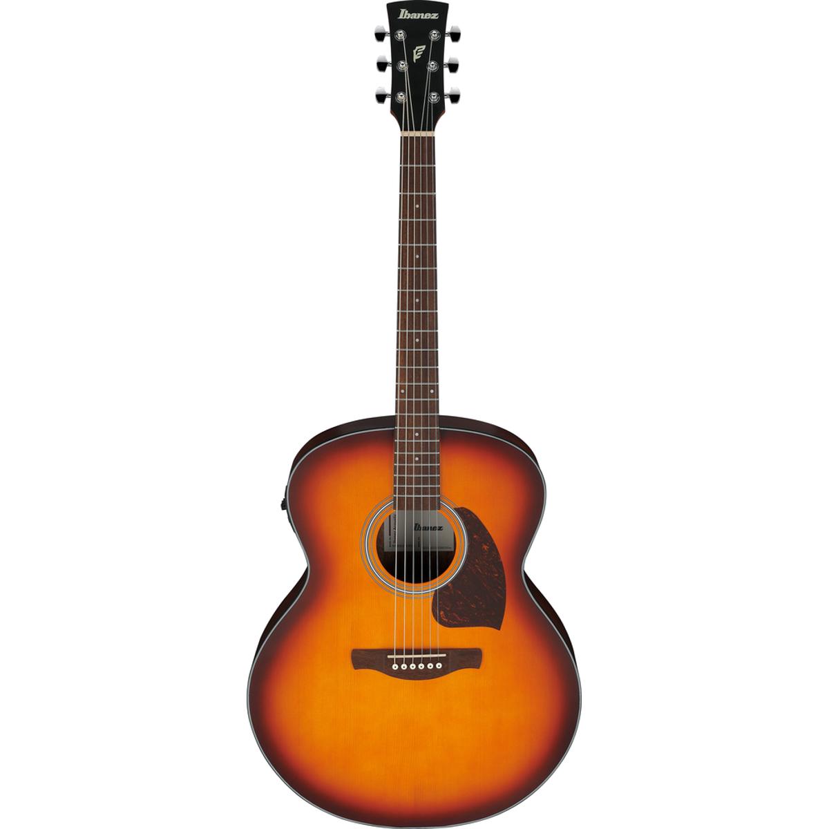 Ibanez PJ50E Acoustic Guitar Open Pore Vintage Amber Sunburst Top w/ Natural Back & Sides