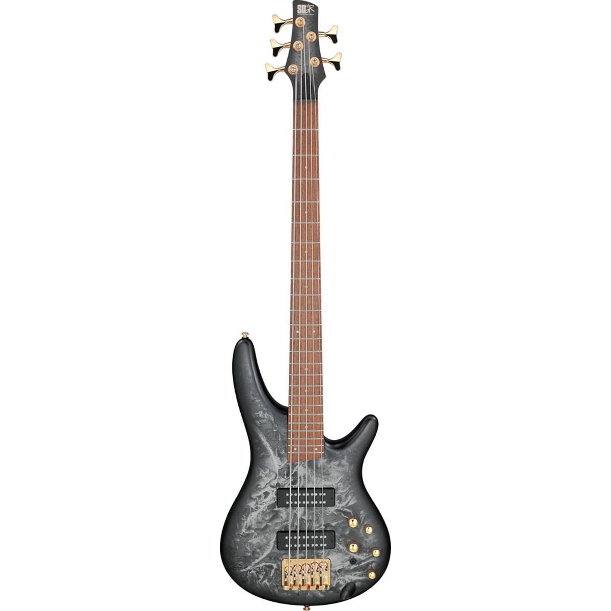 Ibanez SR305EDXBZM Bass Guitar 5-String Black Ice Frozen Matte