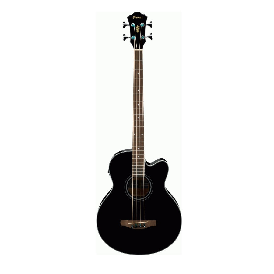 Ibanez AEB8E BK Acoustic Bass Guitar Black w/ Pickup &amp; Cutaway