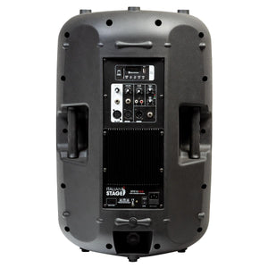 Italian Stage SPX15AUB 15inch 2-Way Powered Speaker w/ Media Player