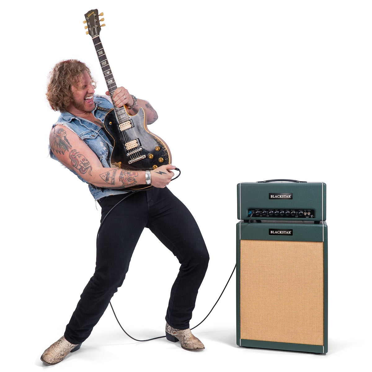 Blackstar St. James JJN Jared James Nichols Signature Guitar Amplifier JJN-50 Head & JJN-212 VOC Cabinet
