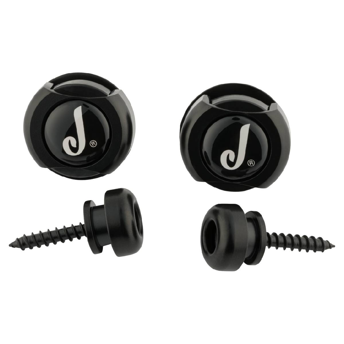 Jackson Guitar Strap Locks Black - 2990000002