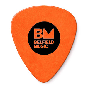 Jim Dunlop Guitar Pick .60mm Tortex Standard - Orange w/ Belfield Music BM Logo (Single)