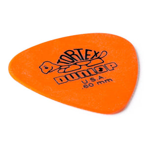 Jim Dunlop Guitar Pick .60mm Tortex Standard - Orange w/ Belfield Music BM Logo (Single)