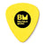 Jim Dunlop Guitar Pick .73mm Tortex Standard - Yellow w/ Belfield Music BM Logo (Single)