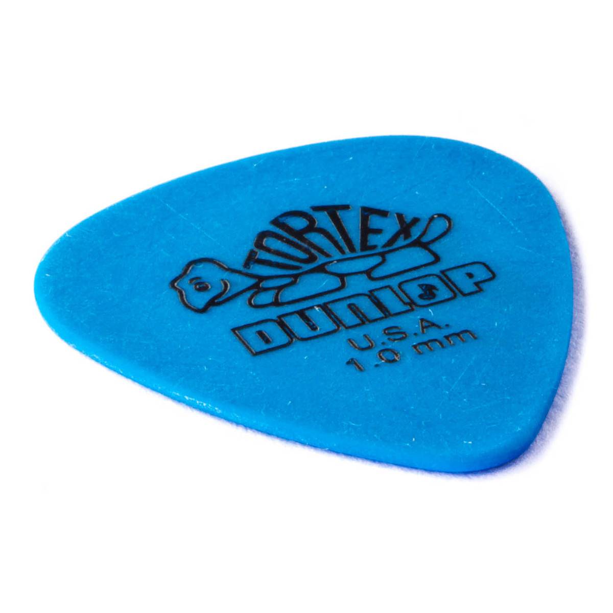 Jim Dunlop Guitar Pick 1.0mm Tortex Standard - Blue w/ Belfield Music BM Logo (Single)
