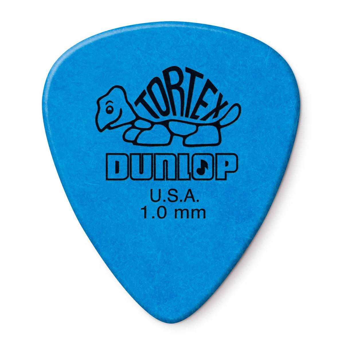 Jim Dunlop Guitar Pick 1.0mm Tortex Standard - Blue w/ Belfield Music BM Logo (Single)