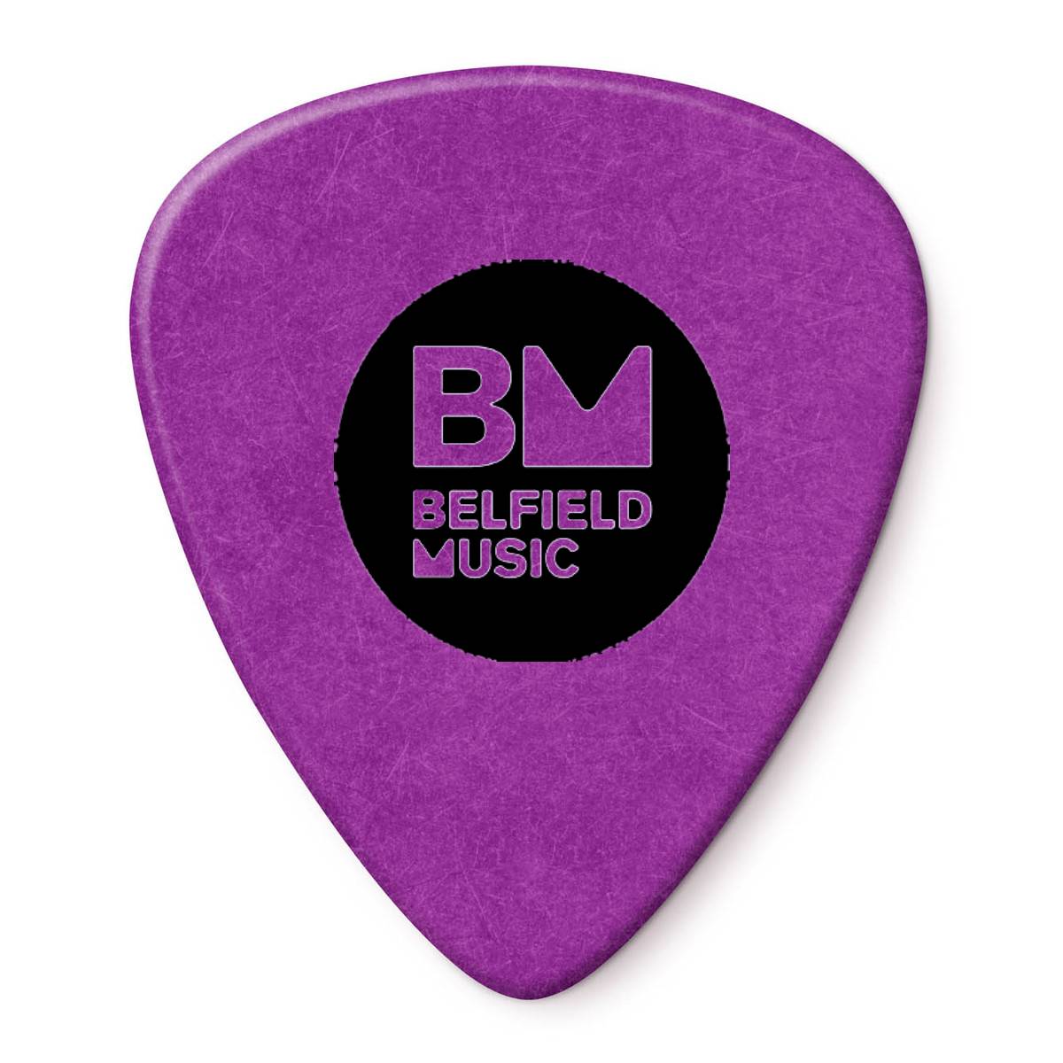 Jim Dunlop Guitar Pick 1.14mm Tortex Standard - Purple w/ Belfield Music BM Logo (Single)