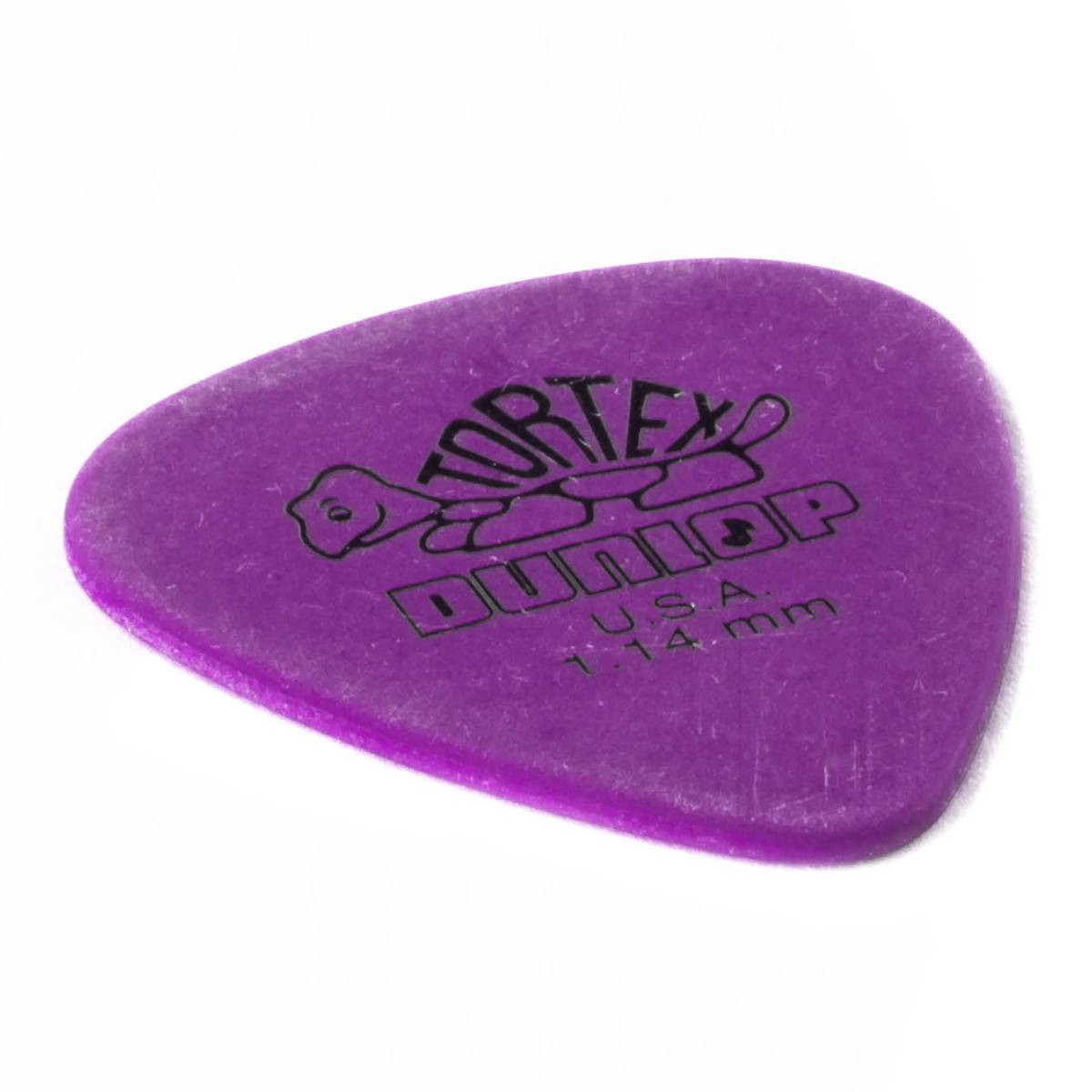 Jim Dunlop Guitar Picks Players 1.14mm Tortex Standard Qty 12 Pick Pack - Purple JP114 418P1.14