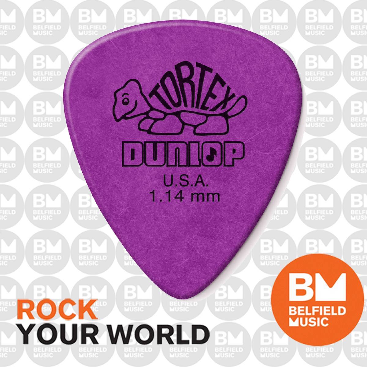 Jim Dunlop 418P050 Tortex Standard Guitar Picks, 418P.50MM 0.50MM Red 12 Pieces Per Pack - Instrument Sdn Bhd