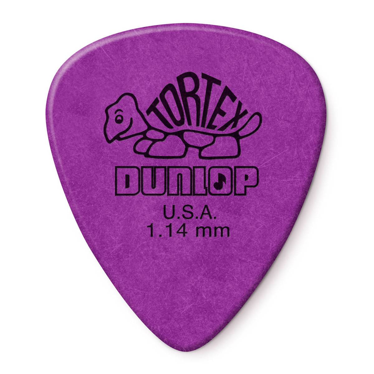 Jim Dunlop Guitar Picks Players 1.14mm Tortex Standard Qty 12 Pick Pack - Purple JP114 418P1.14