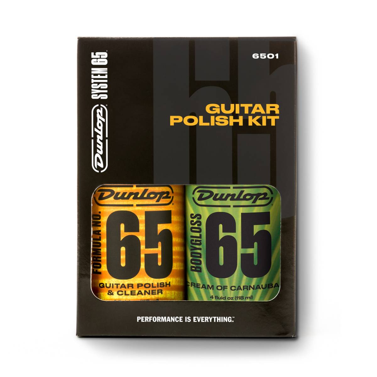 Jim Dunlop System 65 Polish Kit Formula No. 65 Guitar Cleaner & Bodygloss Cream - J6501