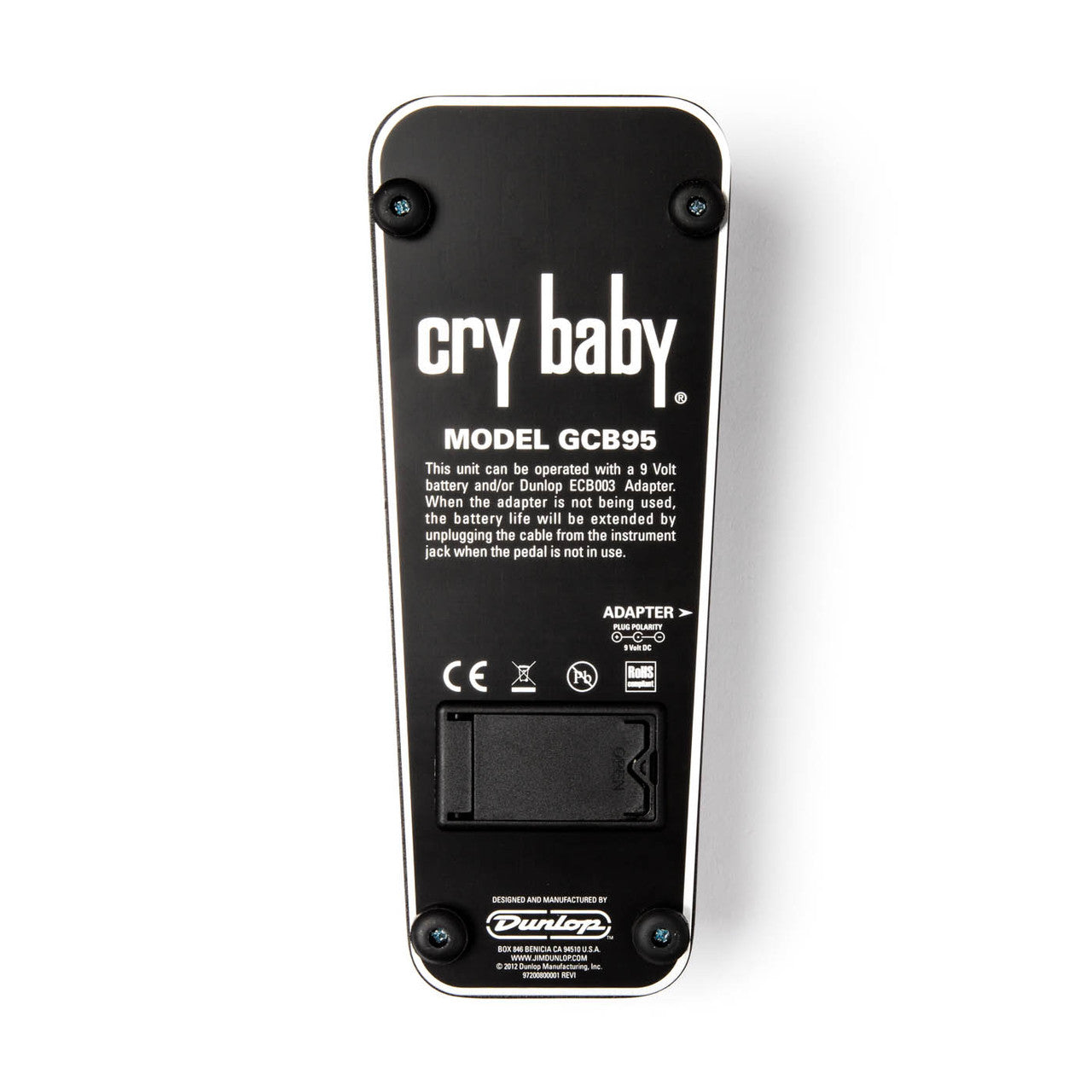 Jim Dunlop CB-95 Crybaby Original Wah Effects Fx Pedal CB95 Cry