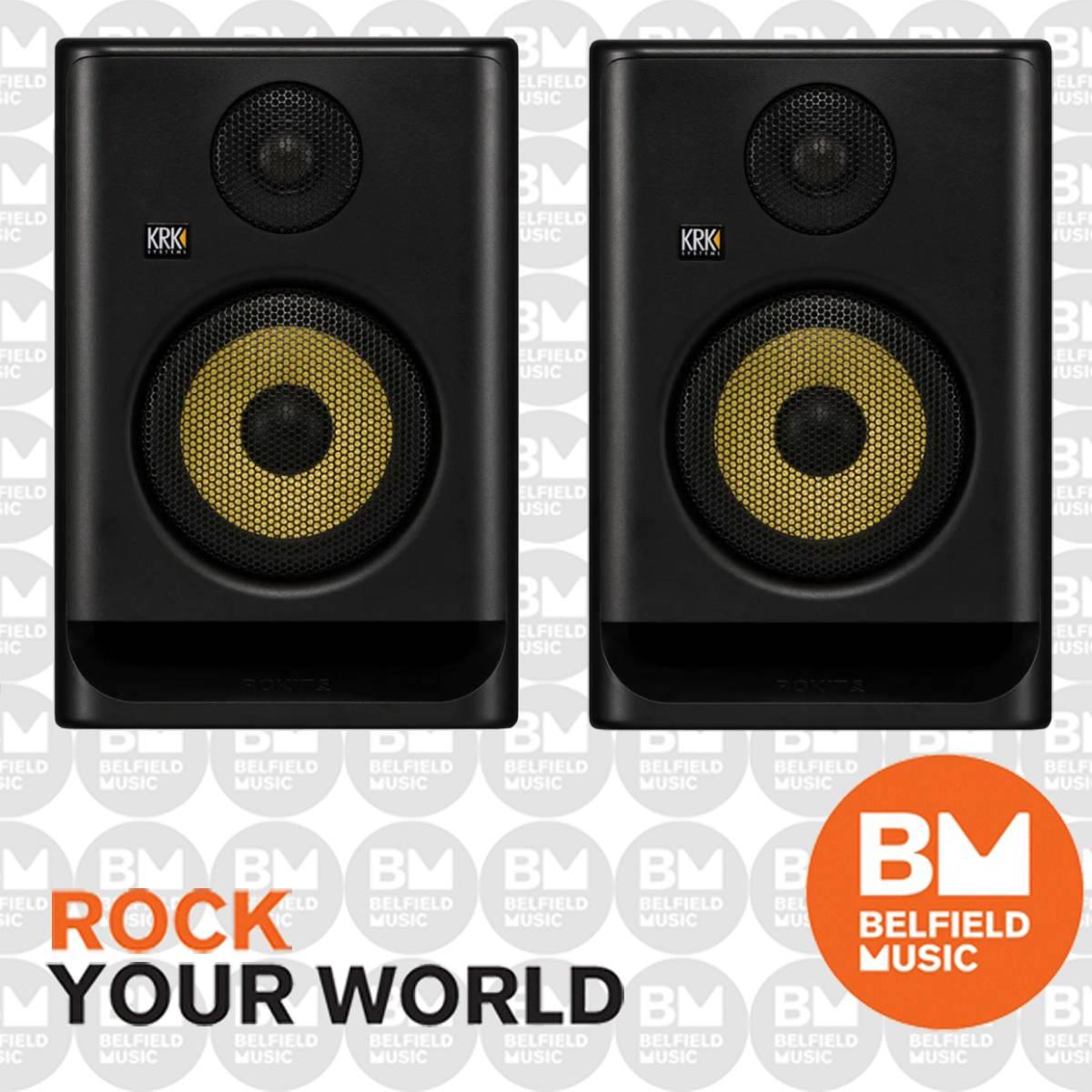 x KRK Rokit Gen5 130W 5inch Active Studio Monitor w/ DSP
