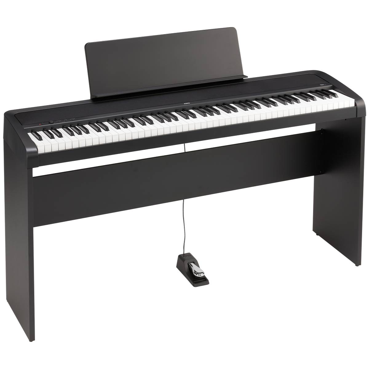 Korg B2 PLUS Digital Piano Black w/ Wooden Stand