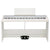 Korg B2 PLUS Digital Piano Weighted 88-Key w/ Stand & 3-Pedal Board - White