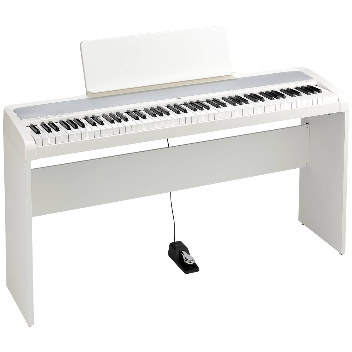 Korg B2 PLUS Digital Piano White w/ Wooden Stand