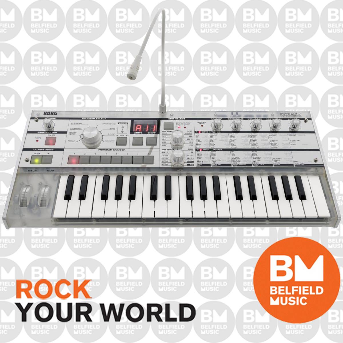 Korg Microkorg Synthesizer Vocoder - LIMITED EDITION CRYSTAL