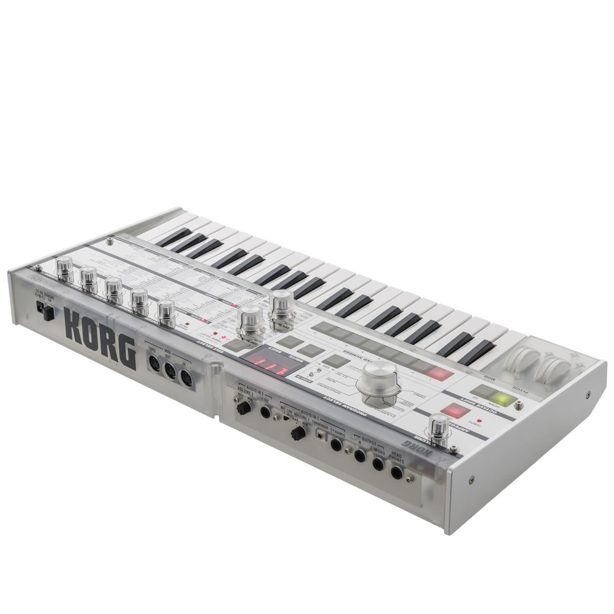 Korg Microkorg Synthesizer Vocoder - LIMITED EDITION CRYSTAL Back