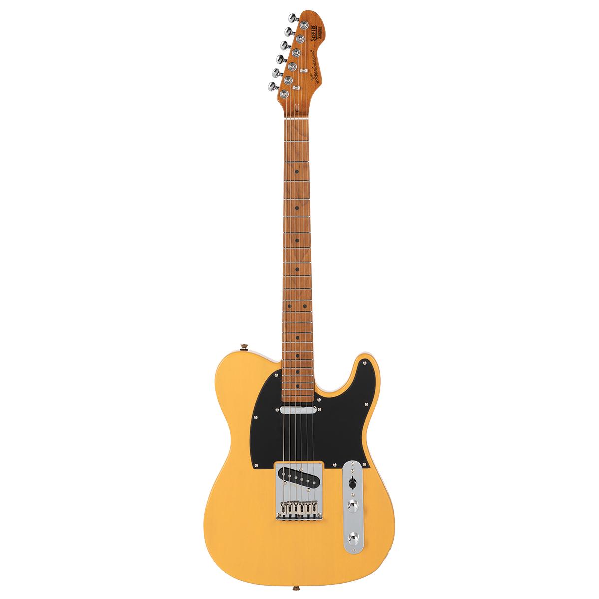 Levinson Sceptre Arlington Standard Electric Guitar SS Maple FB Blonde