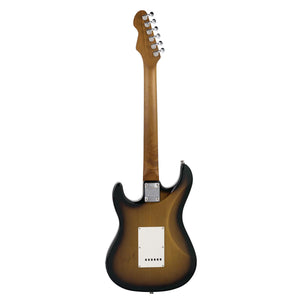 Levinson Sceptre Ventana Deluxe Electric Guitar HSS Maple FB See Thru 2-Tone Sunburst