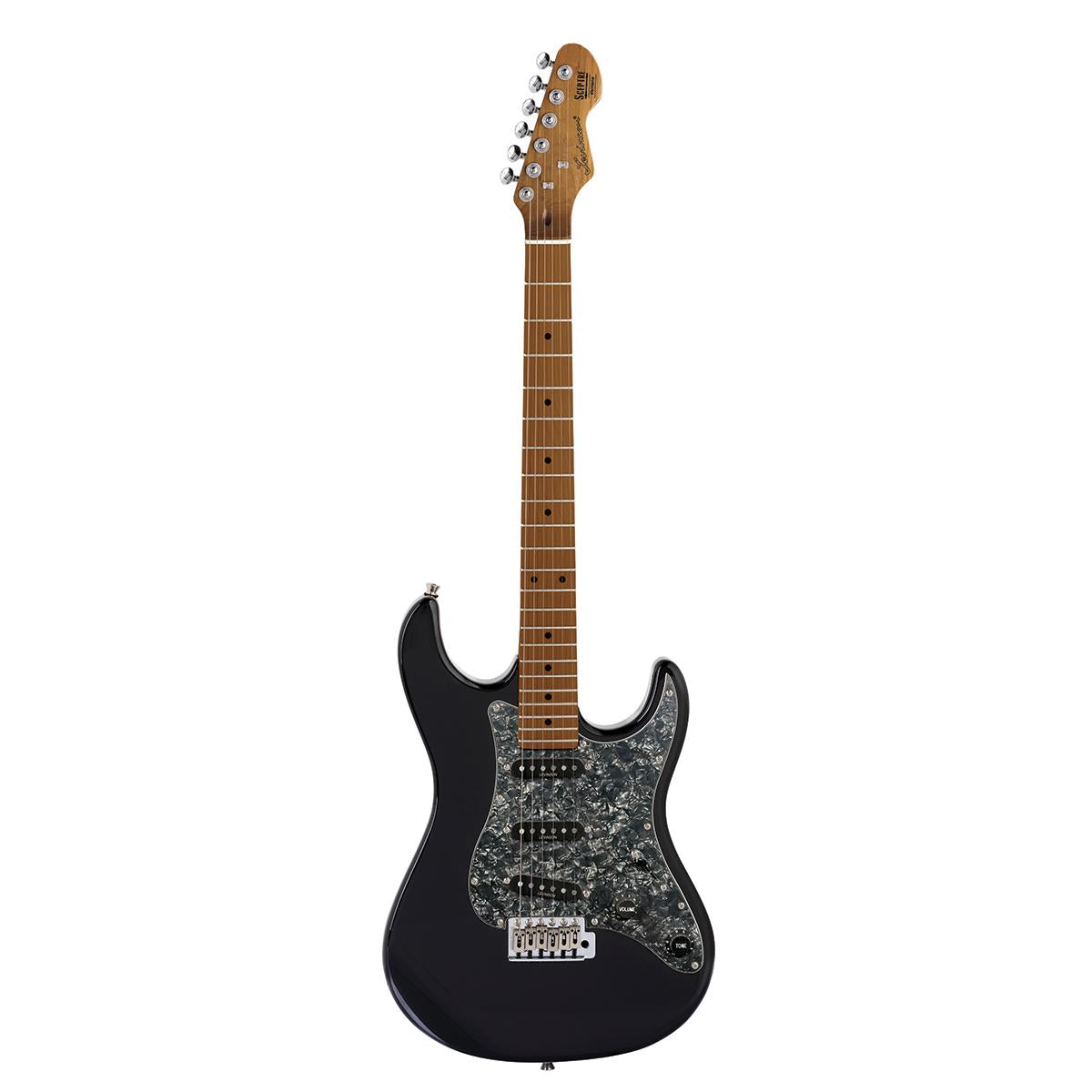 Levinson Sceptre Ventana Standard Electric Guitar SSS Maple FB Black
