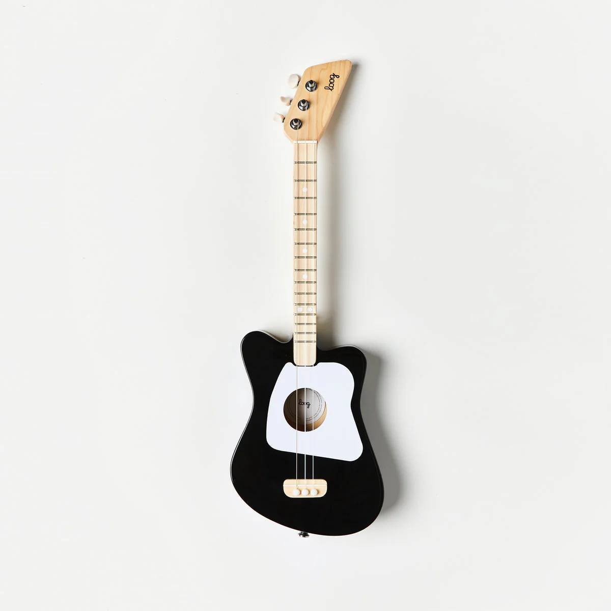 Loog Mini Acoustic Guitar - Black + Accessory Pack (Ages 3+)
