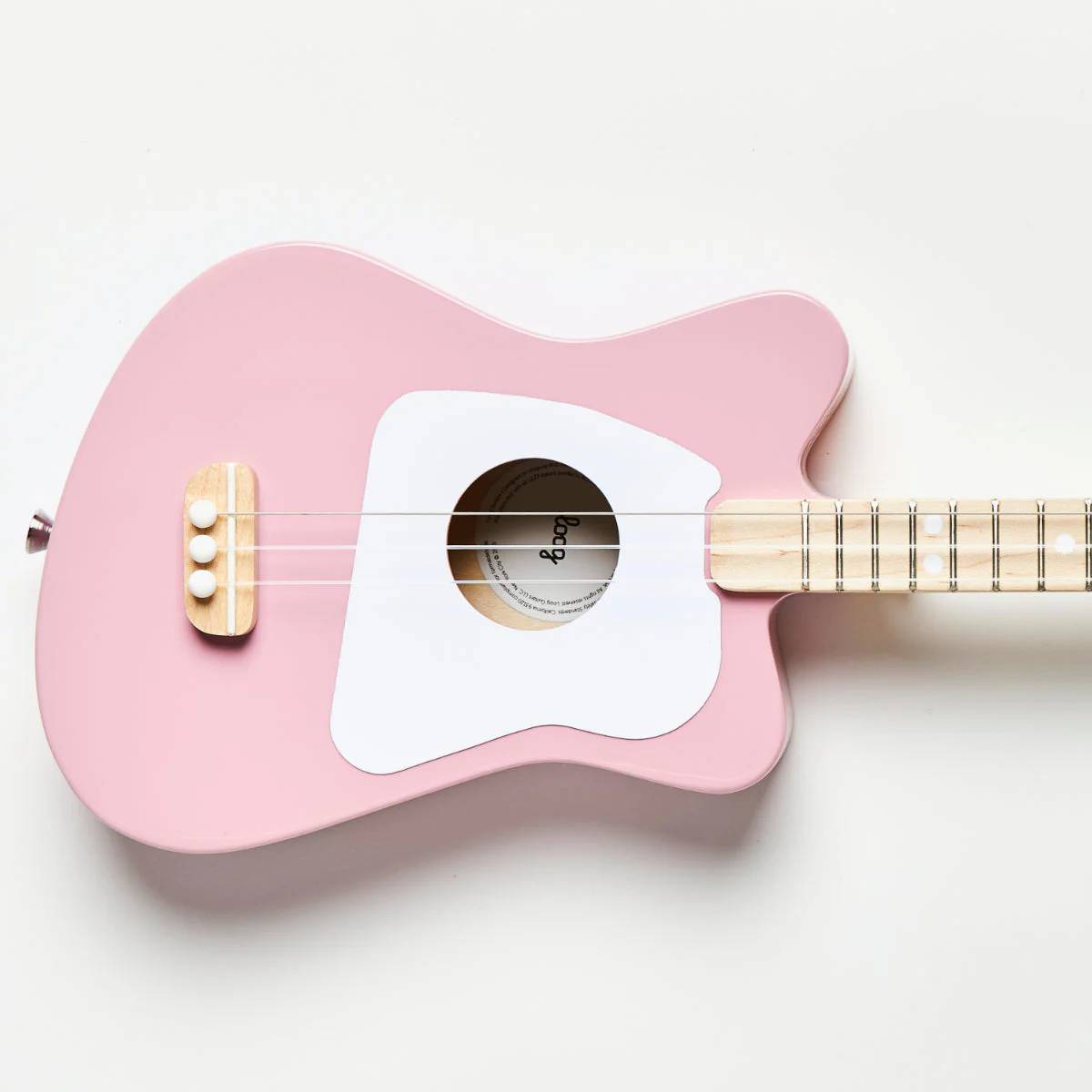 Loog Mini Acoustic Guitar - Pink + Accessory Pack (Ages 3+)