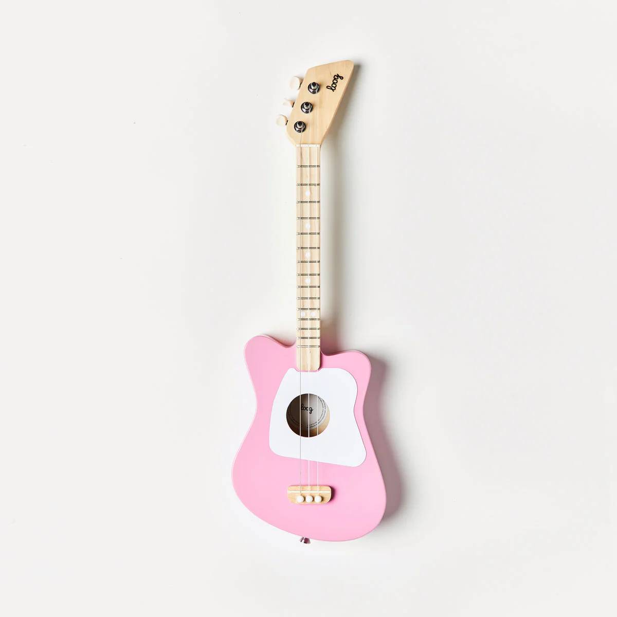 Loog Mini Acoustic Guitar - Pink + Accessory Pack (Ages 3+)