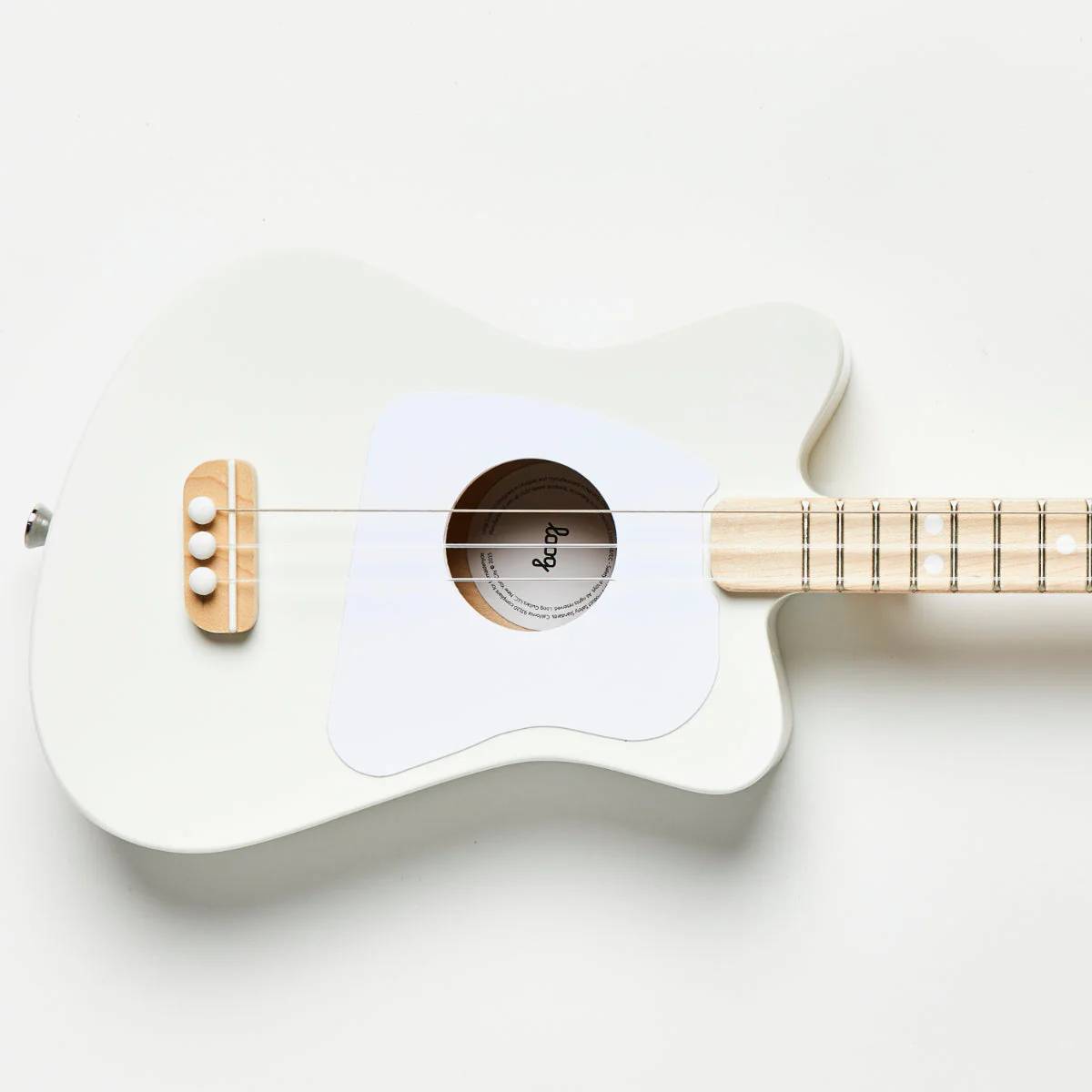 Loog Mini Acoustic Guitar - White + Accessory Pack (Ages 3+)