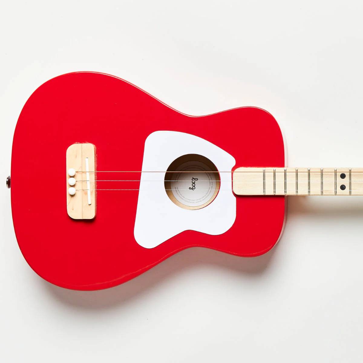 Loog Pro Acoustic Guitar - Red (Ages 7+)
