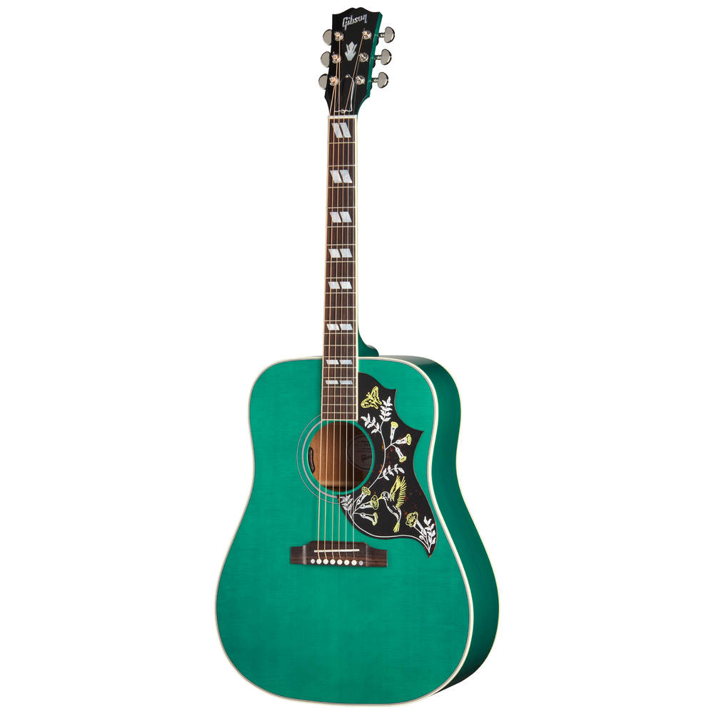 Gibson Hummingbird Standard Acoustic Guitar Translucent Teal - MCSSHBSG