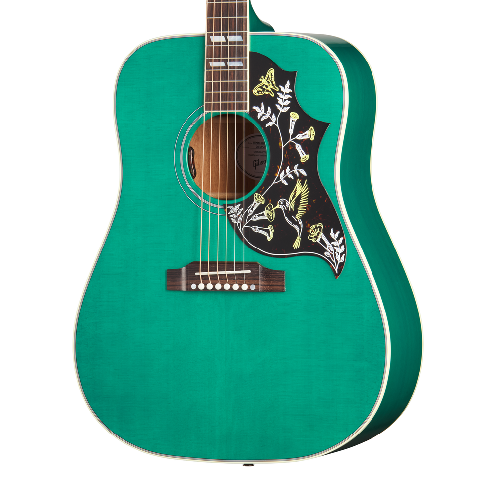 Gibson Hummingbird Standard Acoustic Guitar Translucent Teal - MCSSHBSG