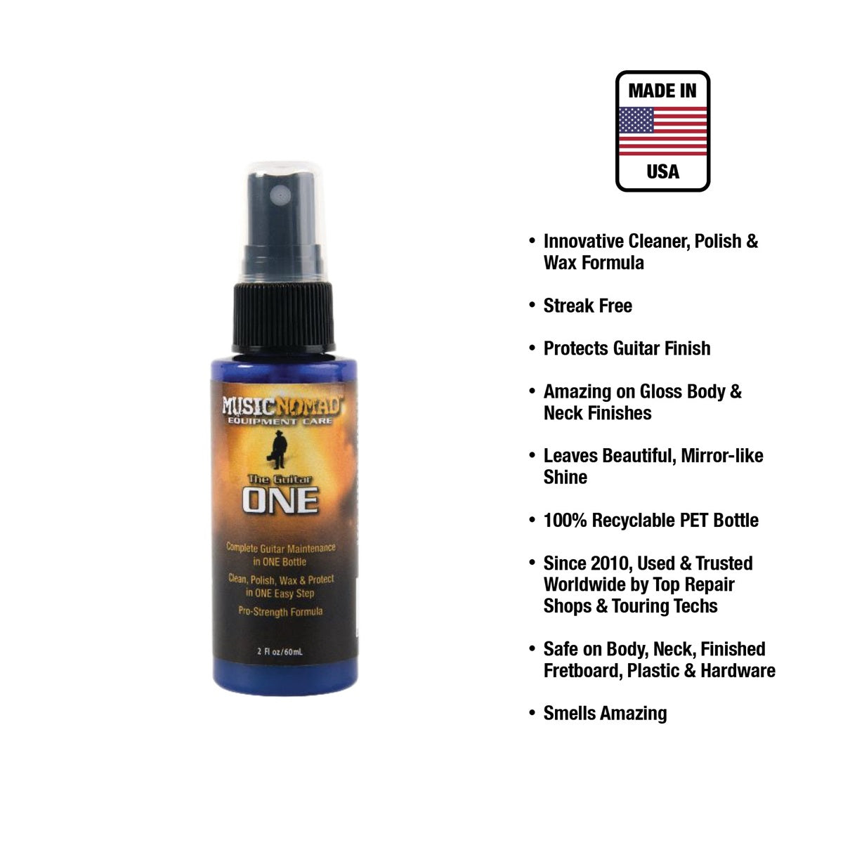 Music Nomad MN140 Premium Guitar Care Kit 3-Piece