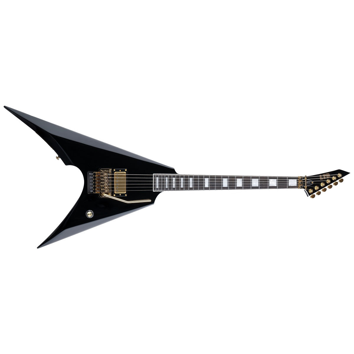 ESP LTD MSV-1 Mike Schleibaum Signature Electric Guitar Black w/ Floyd Rose &amp; EMG