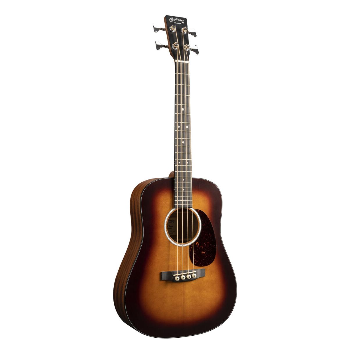 Martin DJR-10E Bass Dreadnought Junior Acoustic Bass Guitar Burst w/ Pickup & Gig Bag
